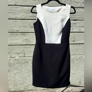 Y2K Calvin Klein Colorblock Mini Dress